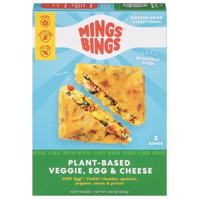 Mings Bings Plant Based Veggie Egg Cheese 6/8.8 OZ [UNFI  #2909117]