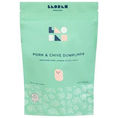 Laoban Dumplings Pork And Chives 6/8 OZ [UNFI  #2853497]