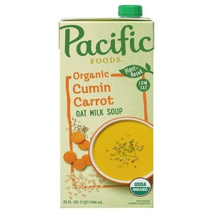 Pacific Foods Oat Milk Soup Organic Cumin Carrot 12/32 OZ [UNFI #2740611] [ebt]