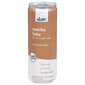 Slate Milk Milk + Coffee Ultra-Filtered Mocha Latte 12/11 OZ [UNFI #2495646] [ebt]
