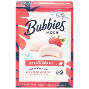 Bubbies Mochi Icrm Straw 8/7.5 OZ [UNFI  #2211084]
