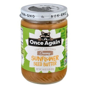 Once Again Sunflower Seed Butter Creamy 6/16 OZ [UNFI #2614915] [ebt]