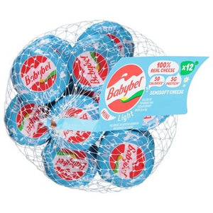 Babybel Semisoft Cheese Light Mini 12/8.5 OZ [UNFI #2929065] [ebt]