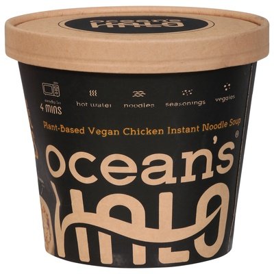 Oceans Halo Big Bowl of Noodles Organic Vegan Chicken 6/4.02 OZ [UNFI #2471050] [ebt]