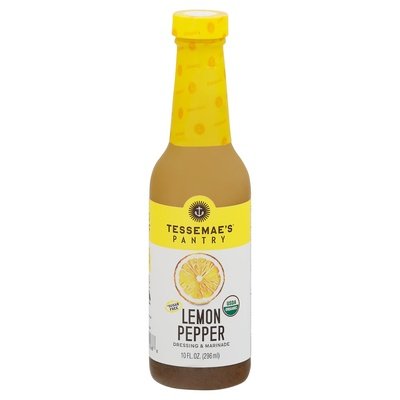 Tessemaes Dressing & Marinade Lemon Pepper 6/10 OZ [UNFI #2354116] [ebt]