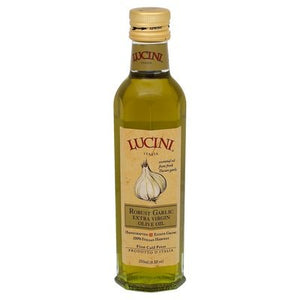 Lucini Italia Olive Oil Extra Virgin Robust Garlic 6/8.5 OZ [UNFI #568063] [ebt]