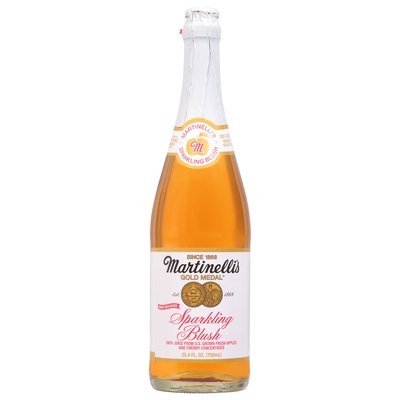 Martinellis 100% Juice Sparkling Blush 12/25.4OZ [UNFI #2898351] [ebt] T