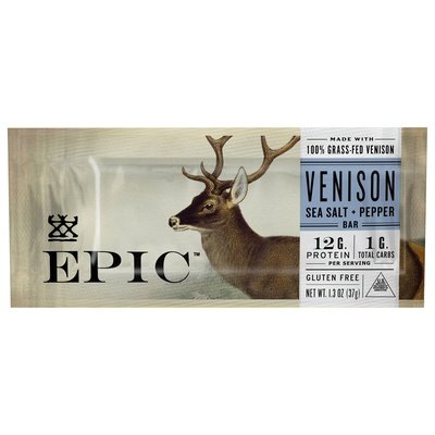 Epic Bar Venison Sea Salt + Pepper 12/1.3 OZ [UNFI #2727238] [ebt]
