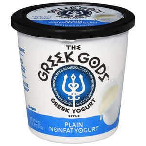 Greek Gods Yogurt Nonfat Plain Greek Style 6/24 OZ [UNFI #859314] [ebt]