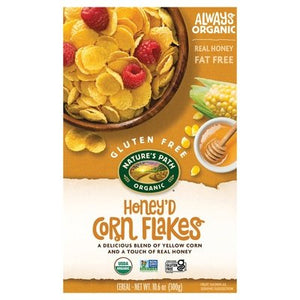 Natures Path Cereal Gluten Free Honeyd Corn Flakes 12/10.6 OZ [UNFI #190165] [ebt]
