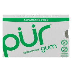 Pur Gum Chewing Gum Aspartame Free Spearmint 12/12.6GR [UNFI #1523836] [ebt] T