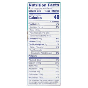 Almond Breeze Almond Beverage Original Unsweetened 12/32 OZ [UNFI #1076728] [ebt]