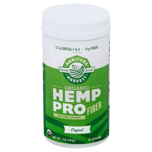 Manitoba Harvest Hemp Powder Organic Pro Fiber Original 16 OZ [UNFI #0789958] T