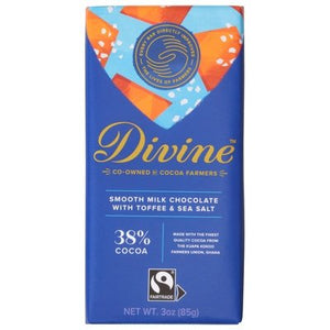 Divine Chocolate Milk Chocolate Smooth 12/3 OZ [UNFI #2398469] [ebt] T