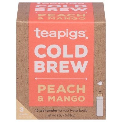 Teapigs Tea Temples Cold Brew Peach & Mango 6/10 CT [UNFI #2546299] [ebt]