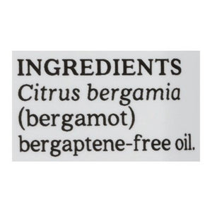 Aura Cacia Pure Essential Oil Bergaptene-Free Bergamot Uplifting 1/.5 OZ [UNFI #714287] T