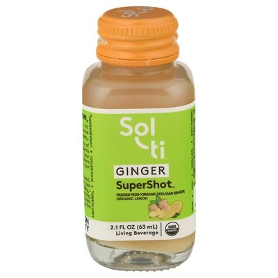 Sol-Ti Living Beverage Ginger Supershot 12/2 OZ [UNFI #2636801] [ebt] T