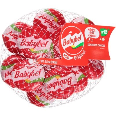 Babybel Semisoft Cheese Original Mini 12/8.5 OZ [UNFI #2929057] [ebt]