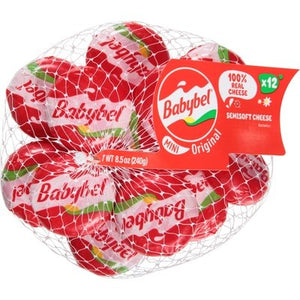 Babybel Semisoft Cheese Original Mini 12/8.5 OZ [UNFI #2929057] [ebt]