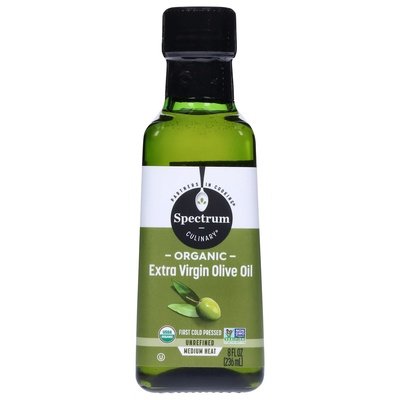 Spectrum Naturals Olive Oil Organic Extra Virgin 6/8 OZ [UNFI #0884502] [ebt]