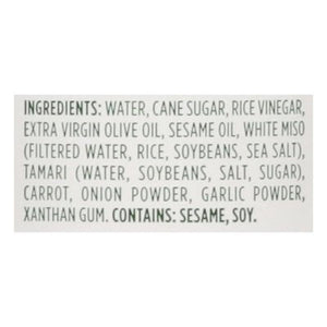 California Olive Ranch Vinaigrette Dressing Carrot Miso 6/10 OZ [UNFI #2830172] [ebt]