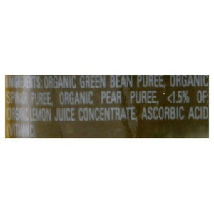 Happy Baby Baby Food Organic Green Beans Spinach & Pears 2 (6+ Months) 16/4 OZ [UNFI #1909993] [ebt]