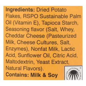 The Good Crisp Company Potato Crisps Gluten Free Aged White Cheddar 8/5.6 OZ [UNFI #3069234] [ebt]