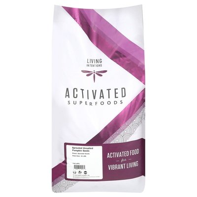 Living Intentions Pumpkin Seeds Unsalted Sprouted 15 LB [UNFI #1780089] [ebt]