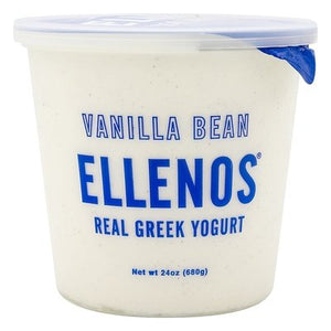 Ellenos Yogurt Greek Vanilla Bean 6/24 OZ [UNFI #2597656] [ebt]