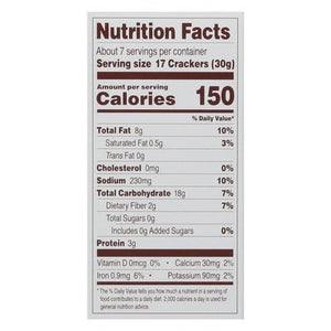 Simple Mills Almond Flour Crackers Fine Ground Sea Salt Family Size 6/7 OZ [UNFI #2776318] [ebt]