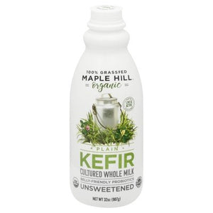 Maple Hill Creamery Kefir Organic Plain Unsweetened 6/32 OZ [UNFI #1795970] [ebt]