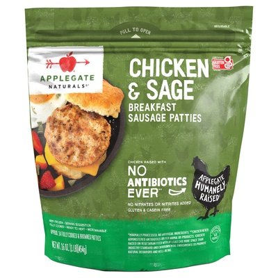 Applegate Farms Chicken & Maple Brkfst Patties 6/16 OZ [UNFI  #2920924]