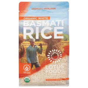 Lotus Foods Basmati Rice Organic White 6/30 OZ [UNFI #2031367] [ebt]