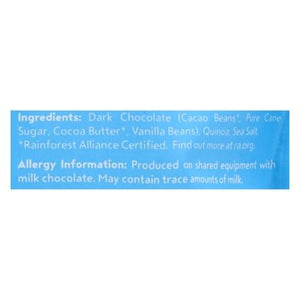 Undercover Chocolate Chocolate Quinoa Crisps Dark Chocolate + Sea Salt Mini 12/3 OZ [UNFI #3018652] [ebt] T