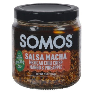 Somos Salsa Macha Mexican Chili Crisp Mango & Pineapple 6/6.5 OZ [UNFI #2959021] [ebt]