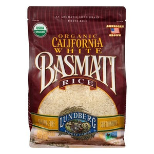 Lundberg Family Farms Basmati Rice Organic California White 6/4 LB [UNFI #2198844] [ebt]