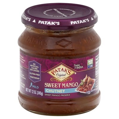 Patak Chutney Sweet Mango Mild 6/12 OZ [UNFI #0499053] [ebt]