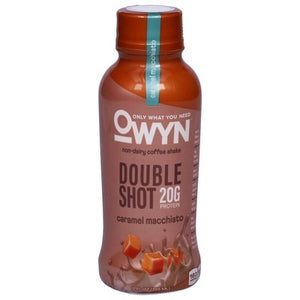 Owyn-Only What You Need Coffee Shake Non-Dairy Double Shot Caramel Macchiato 12/12 OZ [UNFI #3040656] [ebt]