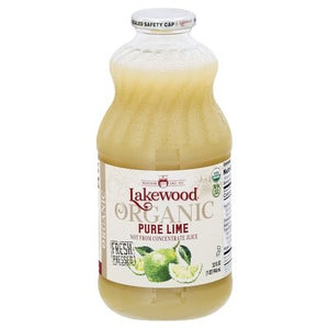 Lakewood Juice Organic Pure Lime 6/32 OZ [UNFI #2360964] [ebt]