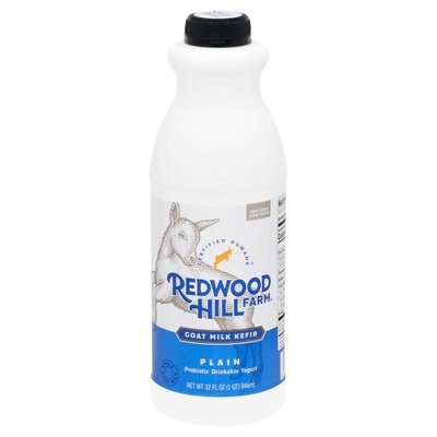 Redwood Hill Farm Goat Milk Kefir Plain 6/32 OZ [UNFI #0497321] [ebt]