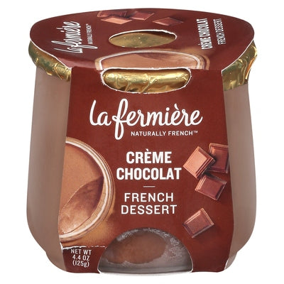 La Fermiere French Dessert Creme Chocolat 6/4.4 OZ [UNFI #2861441] [ebt]