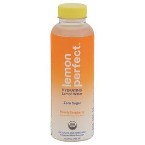 Lemon Perfect Lemon Water Zero Sugar Peach Raspberry Hydrating 12/15.2 Z [UNFI #3014404] [ebt]