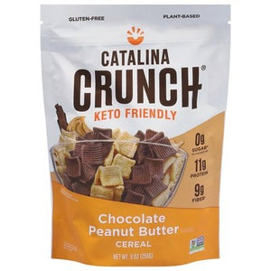 Catalina Crunch Cereal Keto Friendly Chocolate Peanut Butter Flavored 6/9 OZ [UNFI #2646446] [ebt]