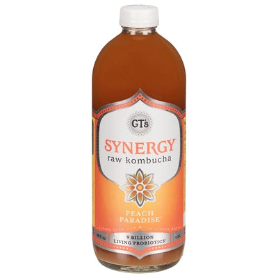 Gts Kombucha Raw Peach Paradise Og3 Og3 6/48 oz [UNFI #3148889 ] [ebt]