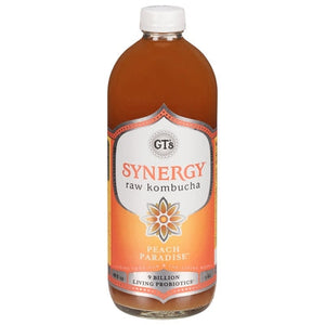 Gts Kombucha Raw Peach Paradise Og3 Og3 6/48 oz [UNFI #3148889 ] [ebt]