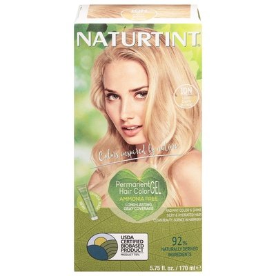 Naturtint Permanent Hair Color Gel Light Dawn Blonde 10N 1/5.6 OZ [UNFI #108316] T