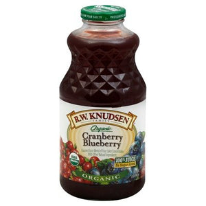 R W Knudsen Family Juice Blend Cranberry Blueberry 6/32 OZ [UNFI #2117075] [ebt]