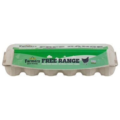 Farmers Hen House Eggs Brown Free Range Large 15/12 Ct [UNFI #0513671] [ebt]