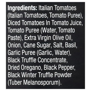 Truff Pasta Sauce Black Truffle Pomodoro 12/18 OZ [UNFI #3029667] [ebt]