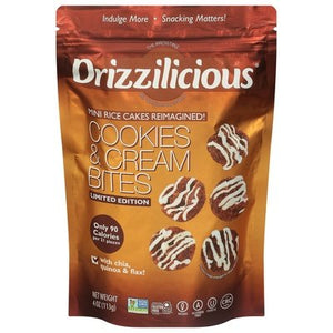 Drizzilicious Bites Cookies & Cream 12/4 OZ [UNFI #2854313] [ebt]